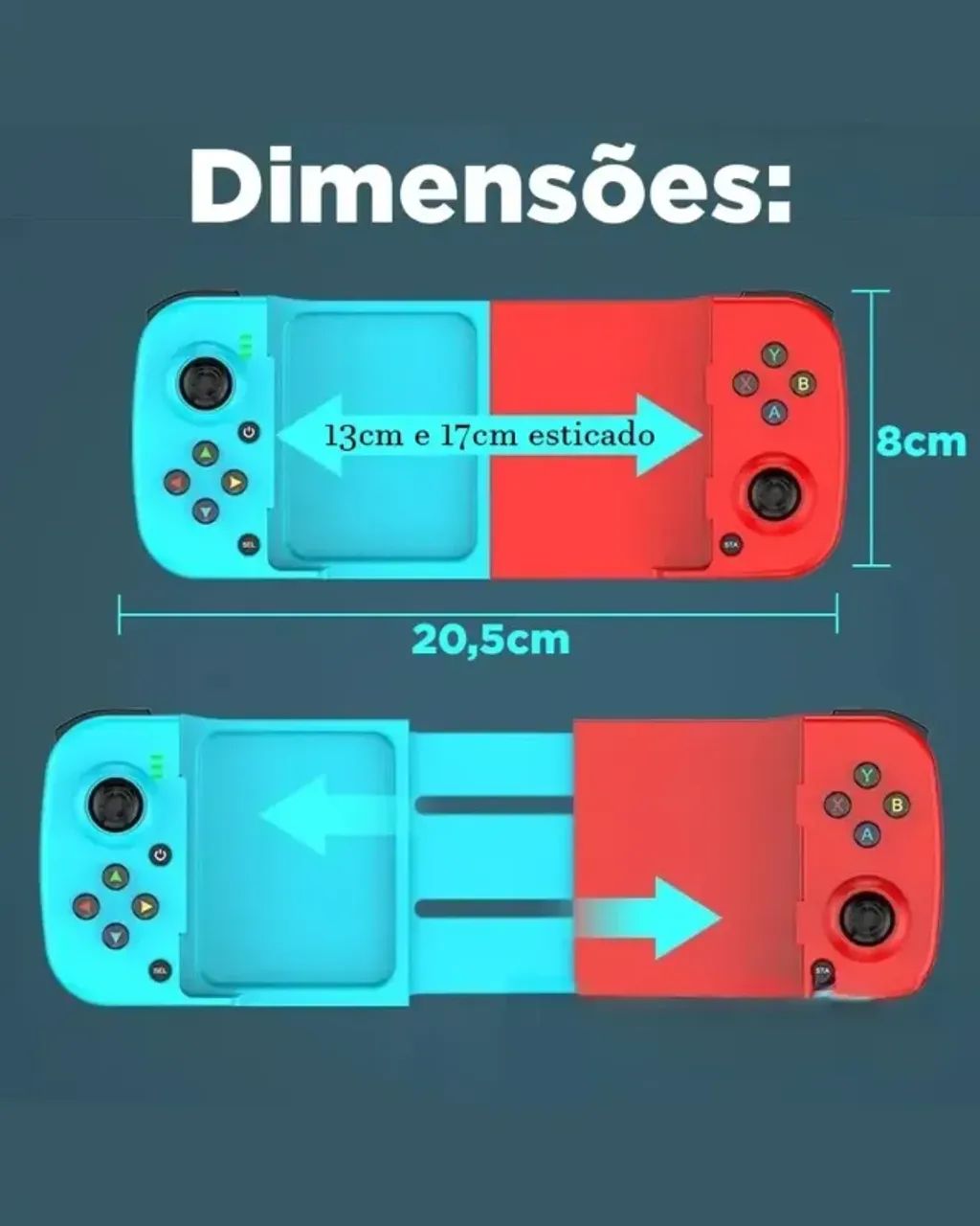 Controle para celular gamepad bluetooth - Foto 5