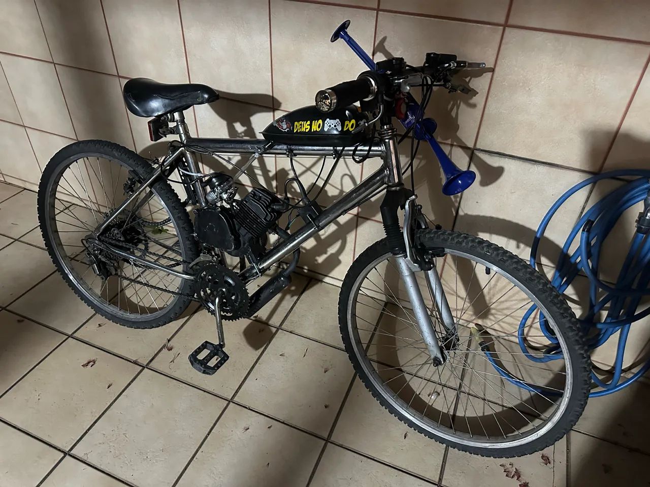 Bicicleta com motor 80cc