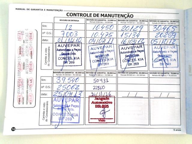 Sorento EX2 2010/2011, automática, completa, couro, revisada, muito conservada - Foto 10