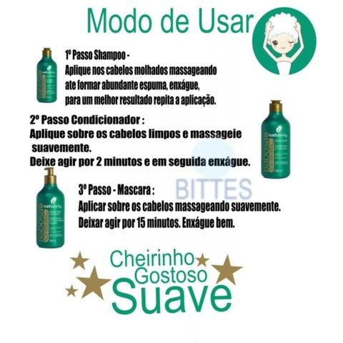 Shampoo Babosa + Condicionador + Máscara Natubelly - Foto 2