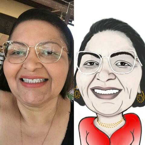 Caricaturas grátis pro seu evento E colorida para arte - Foto 3