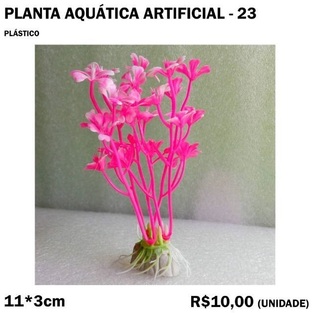 Planta Artificial para Decoração de Aquário - Modelo 23
