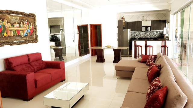 Casa uma suíte mobiliada lote 920m2 rua 10Vicente Pires condomínio lado via estrutural - Foto 8