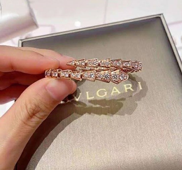 Bracelete bvlgari serpente/cobra/diamante  - Foto 4