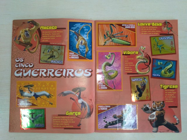 Álbum de figurinhas Kung Fu Panda - Foto 2