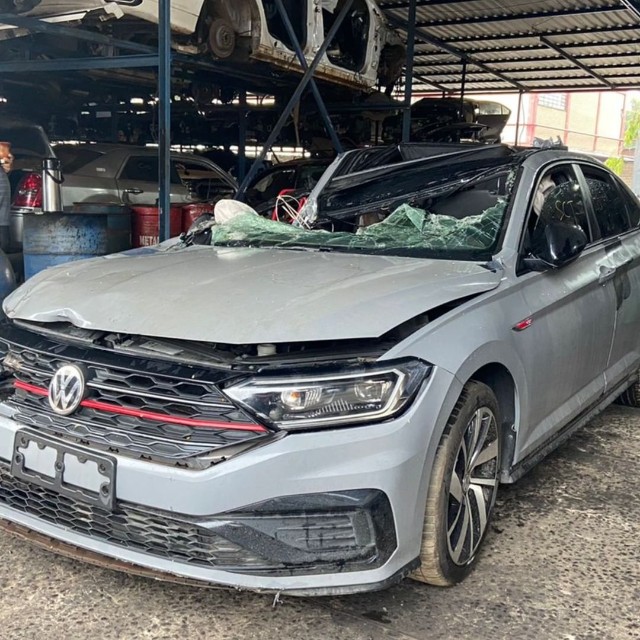 Vw Jetta gli 2.0 2019 Retrovisor Airbag Capo Motor Porta Farol Cambio Sucata - Foto 3