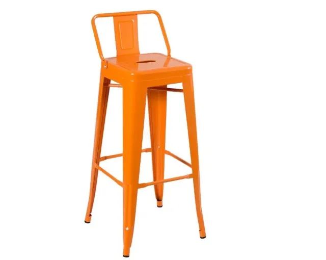 banco alto com encosto 76 cm Laranja