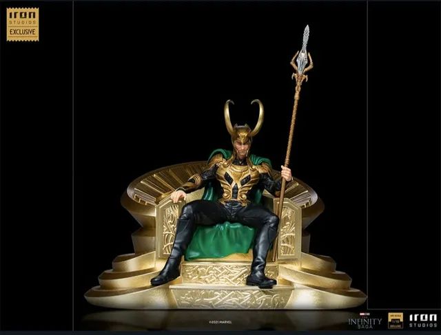 Loki Deluxe The Infinity Saga Iron Studios Exclusivo