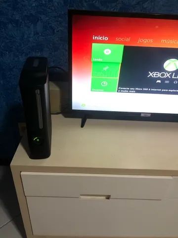 XBOX 360 Desbloqueado 120GB + Jogos