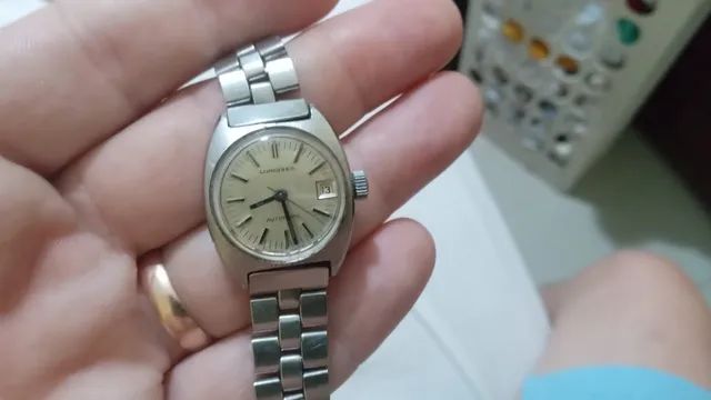 Rel gio longines automatic date feminino Acess rios Santa