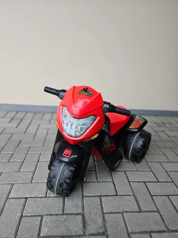 Moto Elétrica Infantil Criança Speed Chopper 6v Branca - Ri Happy