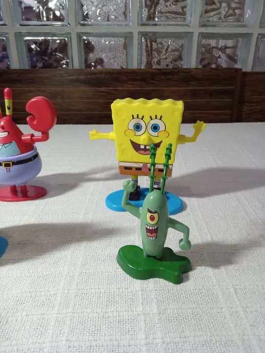 Coleção Burger King - Bob Esponja 6 bonecos - Foto 3