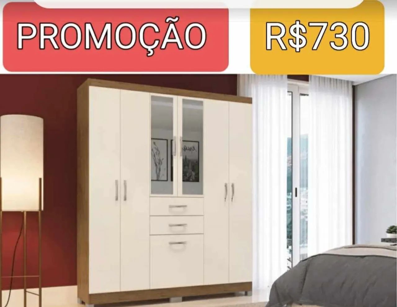 Guarda roupa novo desmontado  - Foto 2