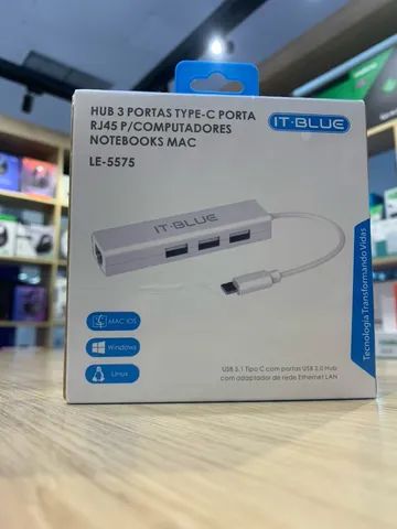 Hub USB C MacBook IT?Blue - Novo Lacrado - Loja Física  - Foto 2