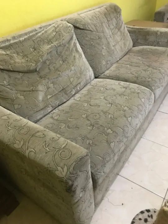 Conjunto Sofá cinza 3lugares + 2 lugares - Foto 3