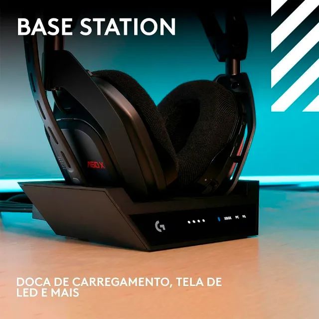 Headset Gamer Astro A50x Lightspeed Xbox Ps5 Pc/mac Preto - Foto 5