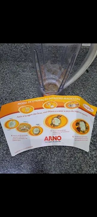 Copo Liquidificador Arno Magiclean Serve para os modelos wwb3/ wwb5/ wwbc/ wwbca  - Foto 2