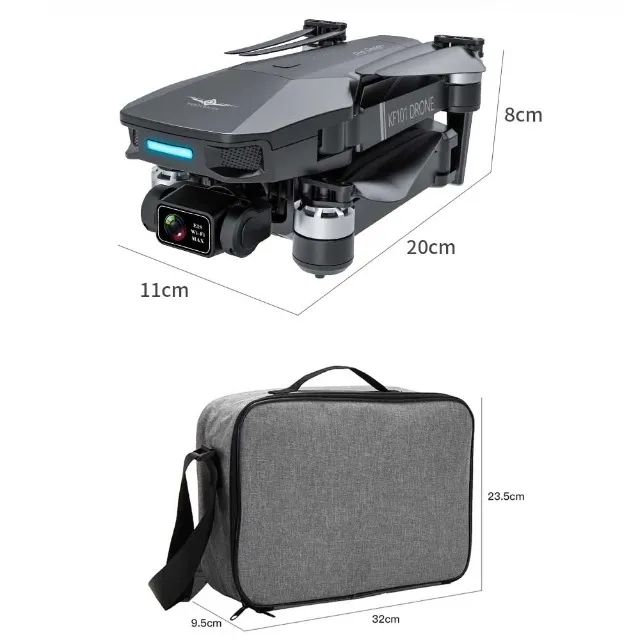 Drone Kf101 Max Plus - Câmera 4k Uhd, Gimbal 3 Eixos, 5 Km (Semi novo) - Foto 4