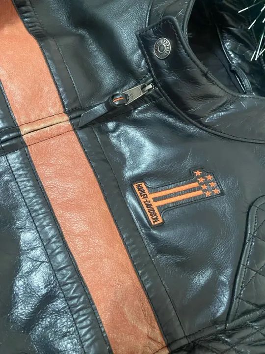 Jaqueta Harley Original GG Couro Búfalo  - Foto 3