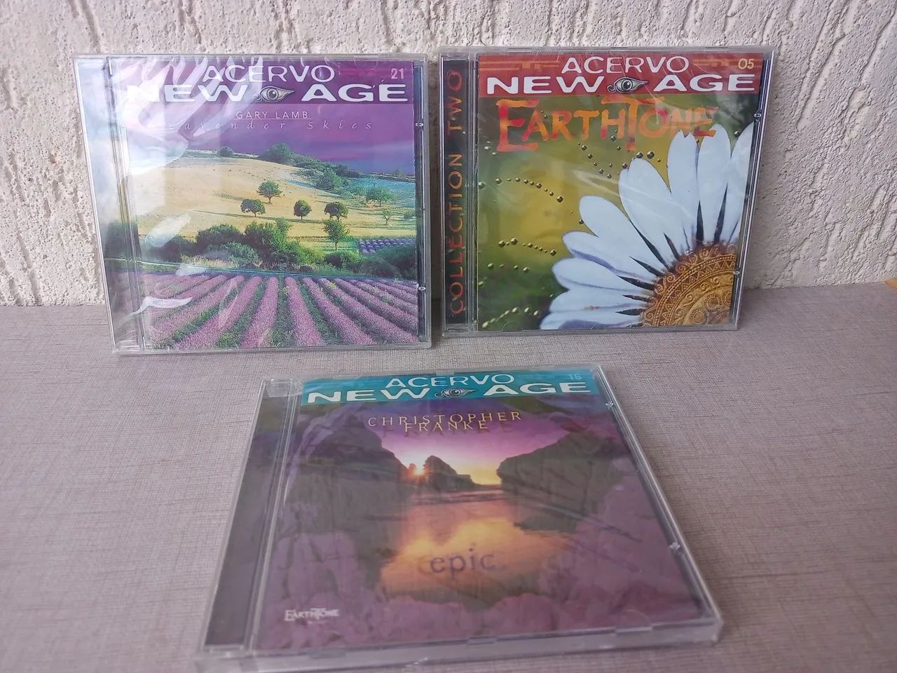 kit 3 CDs Acervo New Age novos 