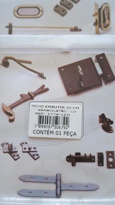Fecho de embutir - Foto 3