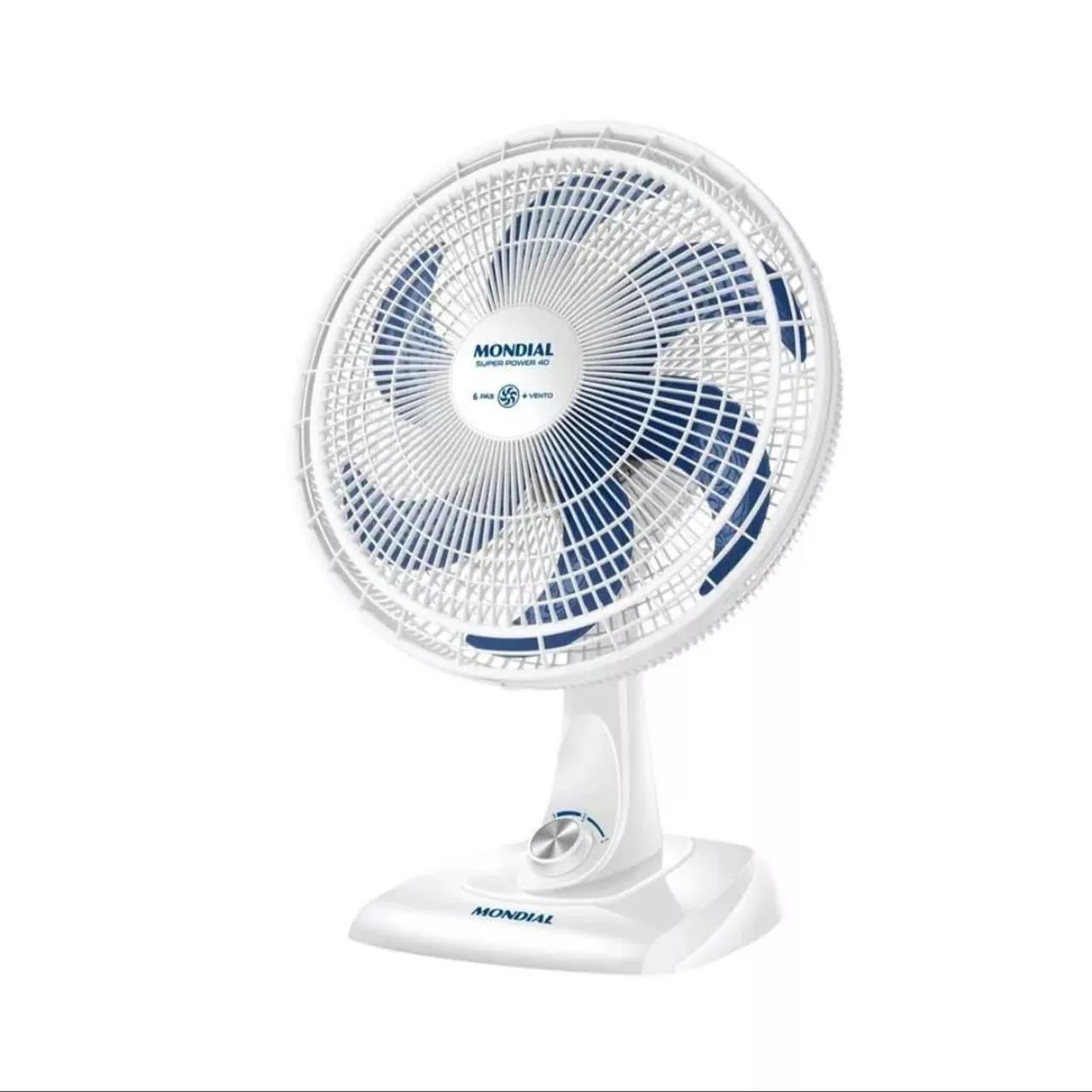 Ventilador de mesa 40cm branco  - Foto 2