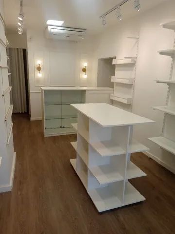 Balcão central de loja estilo ilha gondola branco - Foto 5