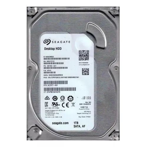 Disco Rígido Interno Seagate Barracuda St1000dm003 3,5 1TB - Foto 2
