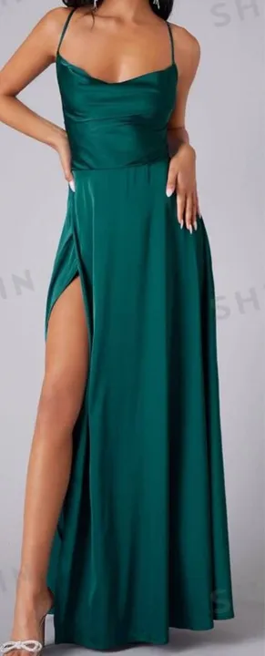 Vestido de Festa shein Verde