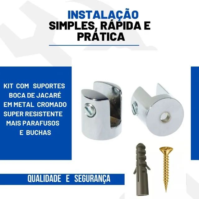 Prateleira 20 cm De Canto Para Banheiro Kit Com 3 - Foto 4