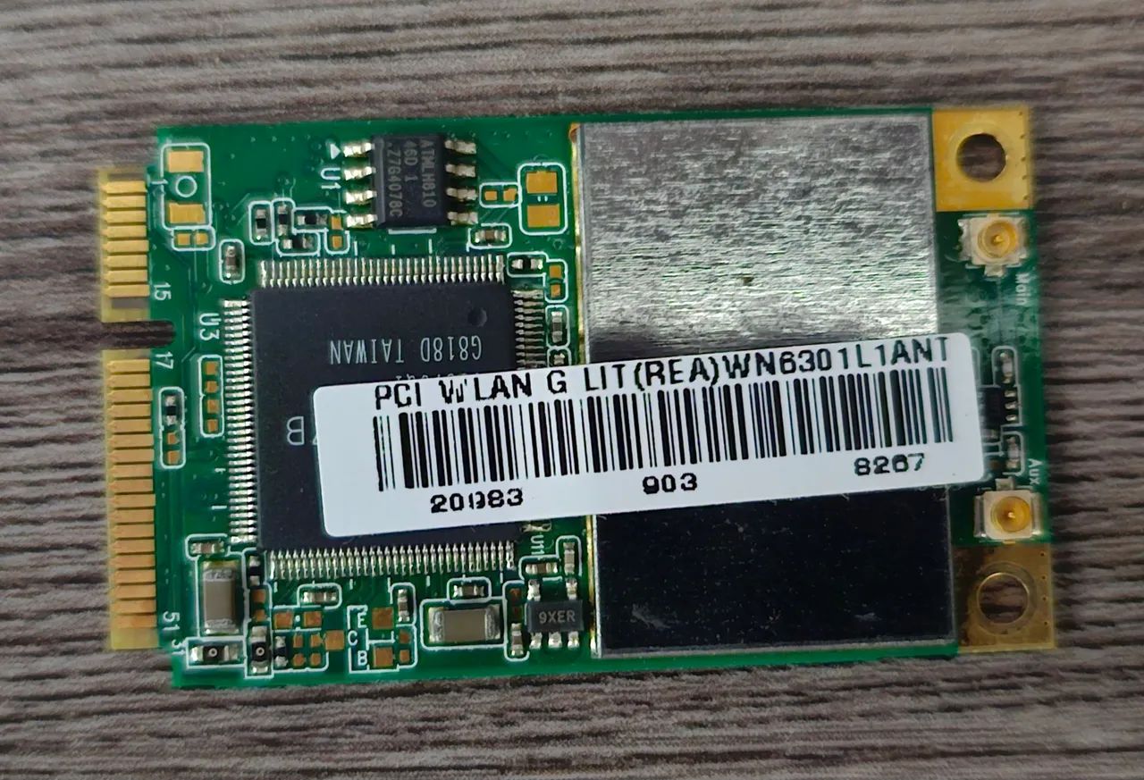 Placa de Rede Wireless Liteon WN6301L R01 - Nova - Foto 2