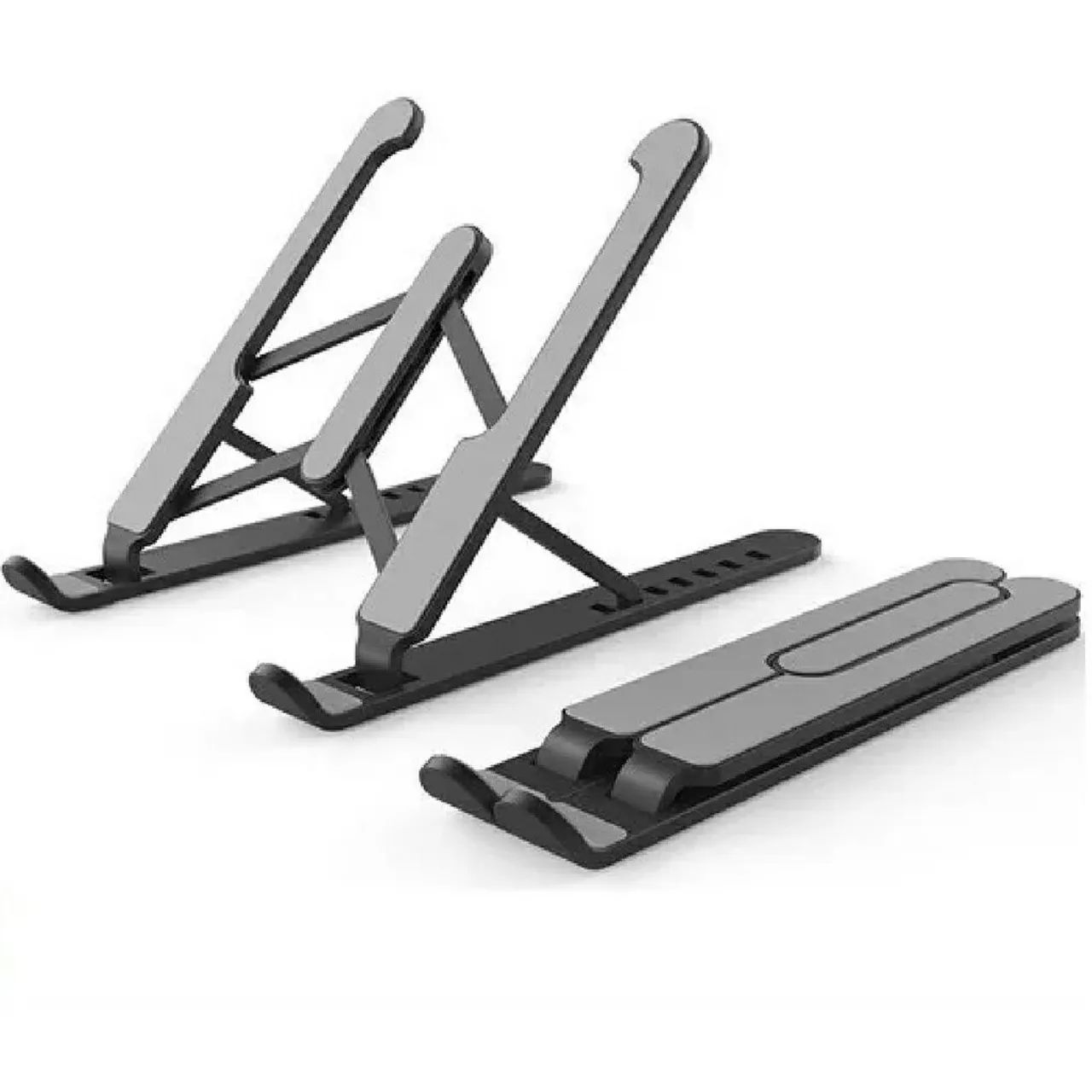 Suporte retrátil  Ergonômico Base de Mesa para Tablet e celular com ângulos reguláveis - Foto 4
