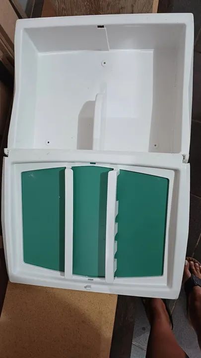 Kit de armário e pia de banheiro - Foto 2