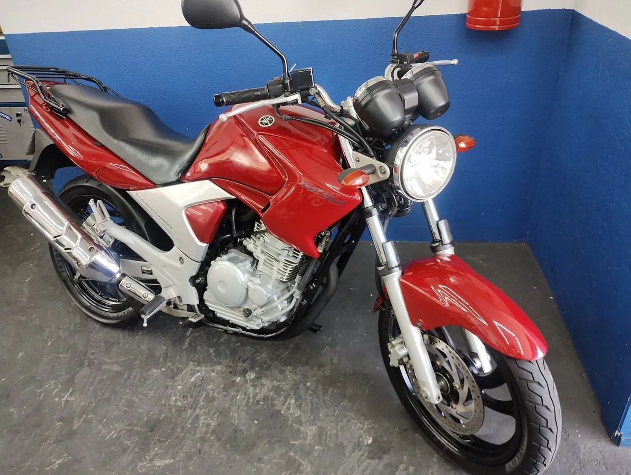 FAZER 250 2008 LINDA MOTO 18 X $ 528, (CARTÃO) ENTRADA $ 3.900