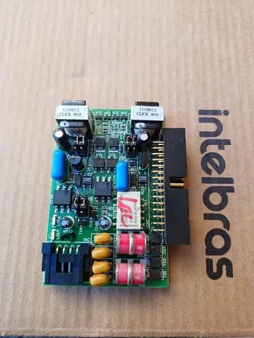 Placa de tronco analógicos da intelbras impacta 