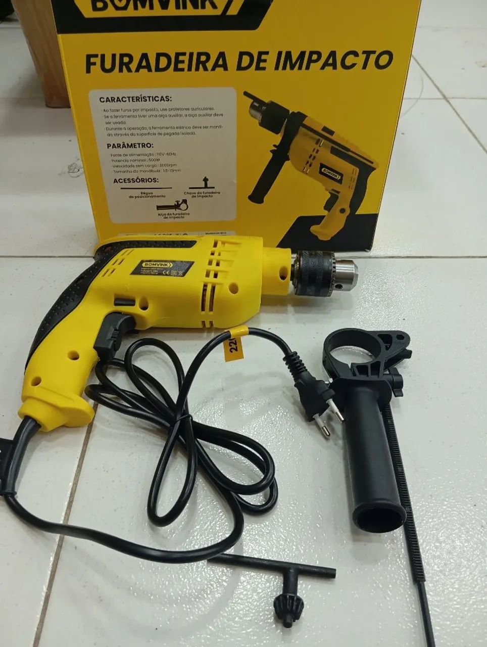 Furadeira de impacto 500W - Foto 2