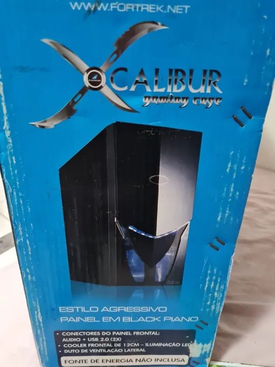 Gabinete ou CPU Gamer Xcalibur marca Fortrek - Foto 6