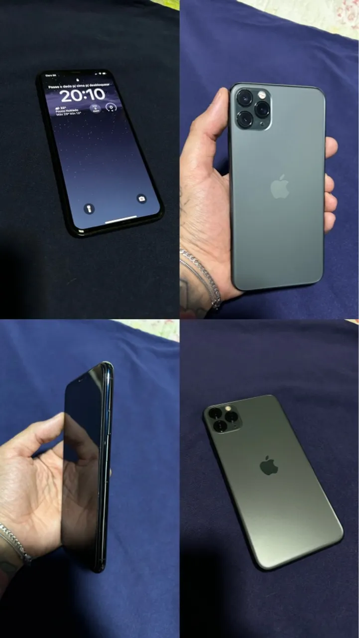 iPhone 11 Pro Max - 64 gb verde meia noite