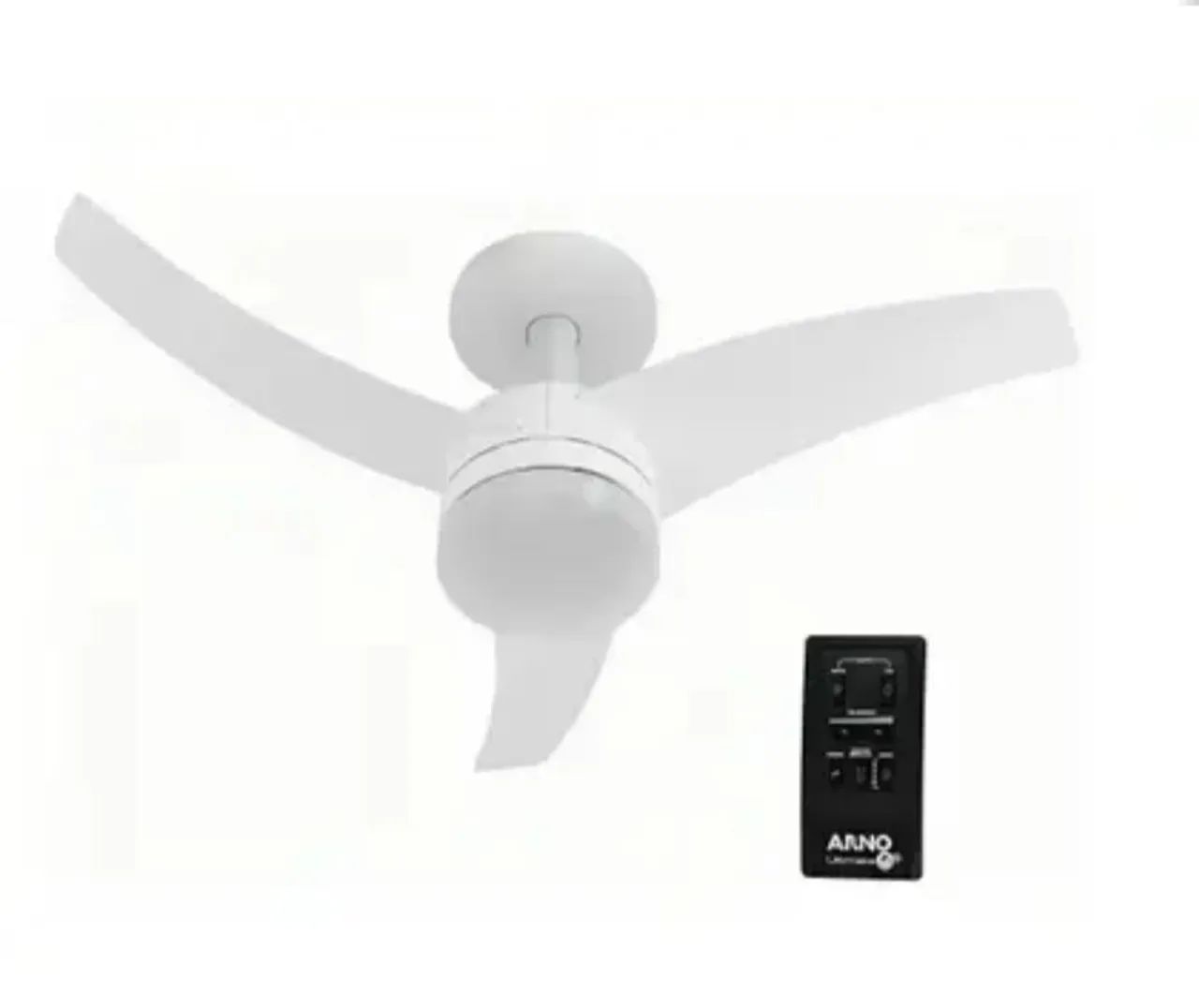 COM DEFEITO - Ventilador de Teto Branco Arno Ultimate 110v. - Foto 2