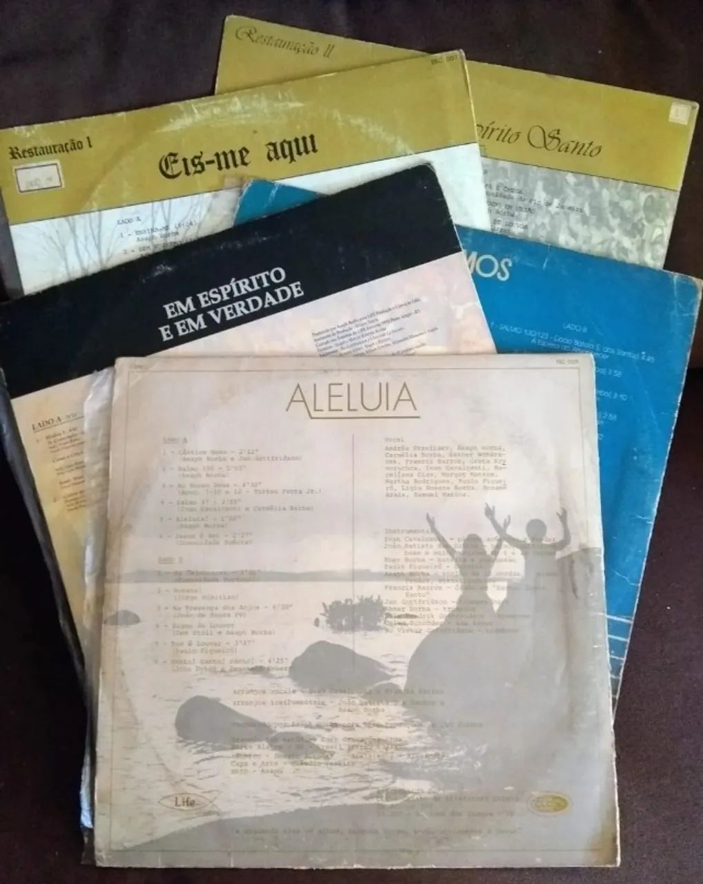 Lote 5 Lp's Discos De Vinil Gospel Evangélico - Grupo Life - em ótimo e excelente estado - Foto 2