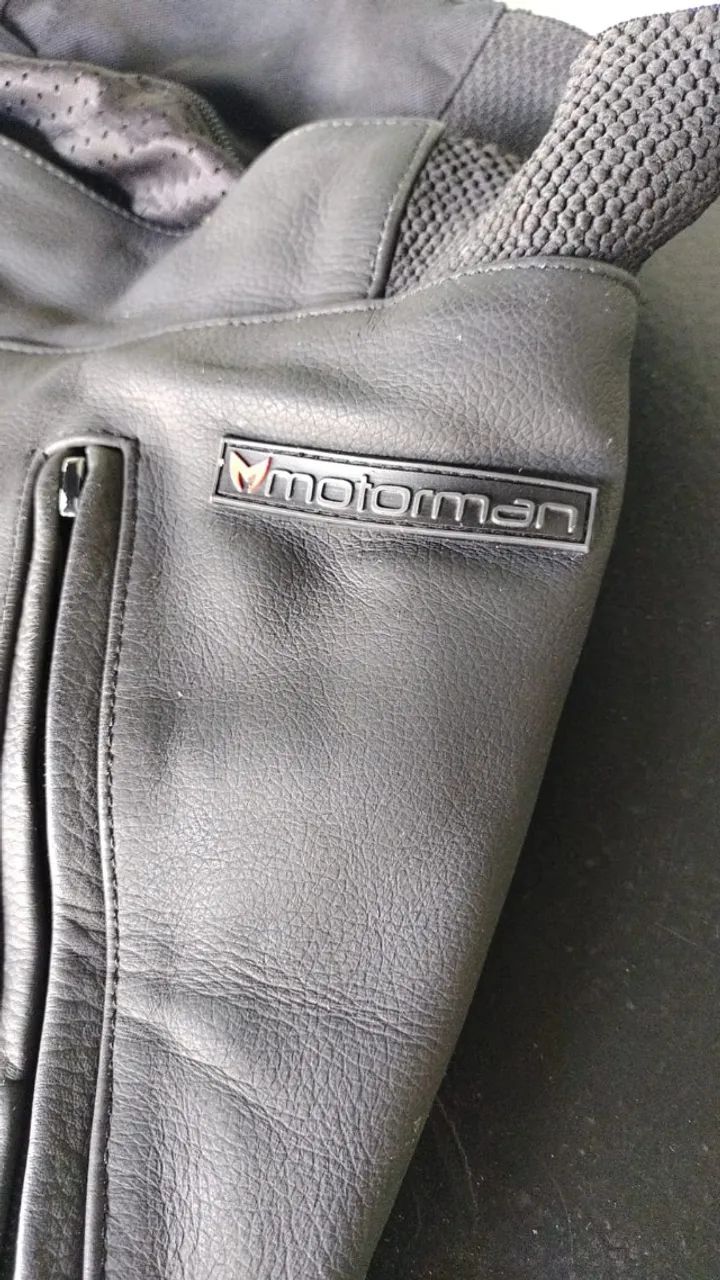 Jaqueta e Calça  de couro para motociclista  - Foto 4