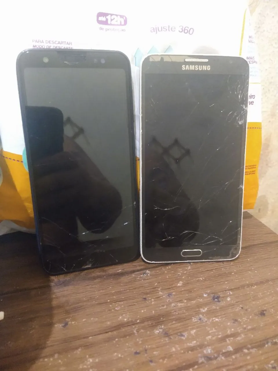 Dois Celulares Samsung e Asus para Conserto