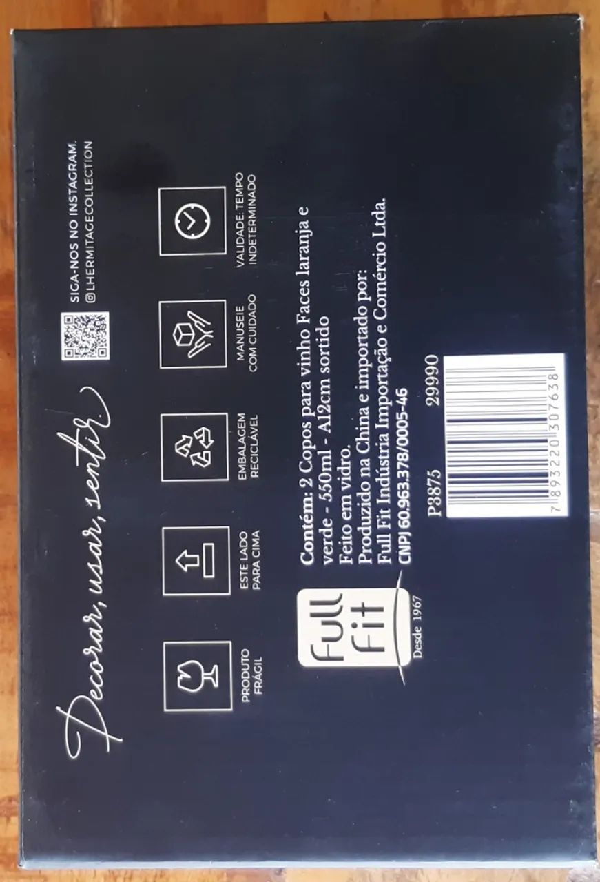 Kit com 2 Copos L?Hermitage Faces (na caixa): - Foto 2