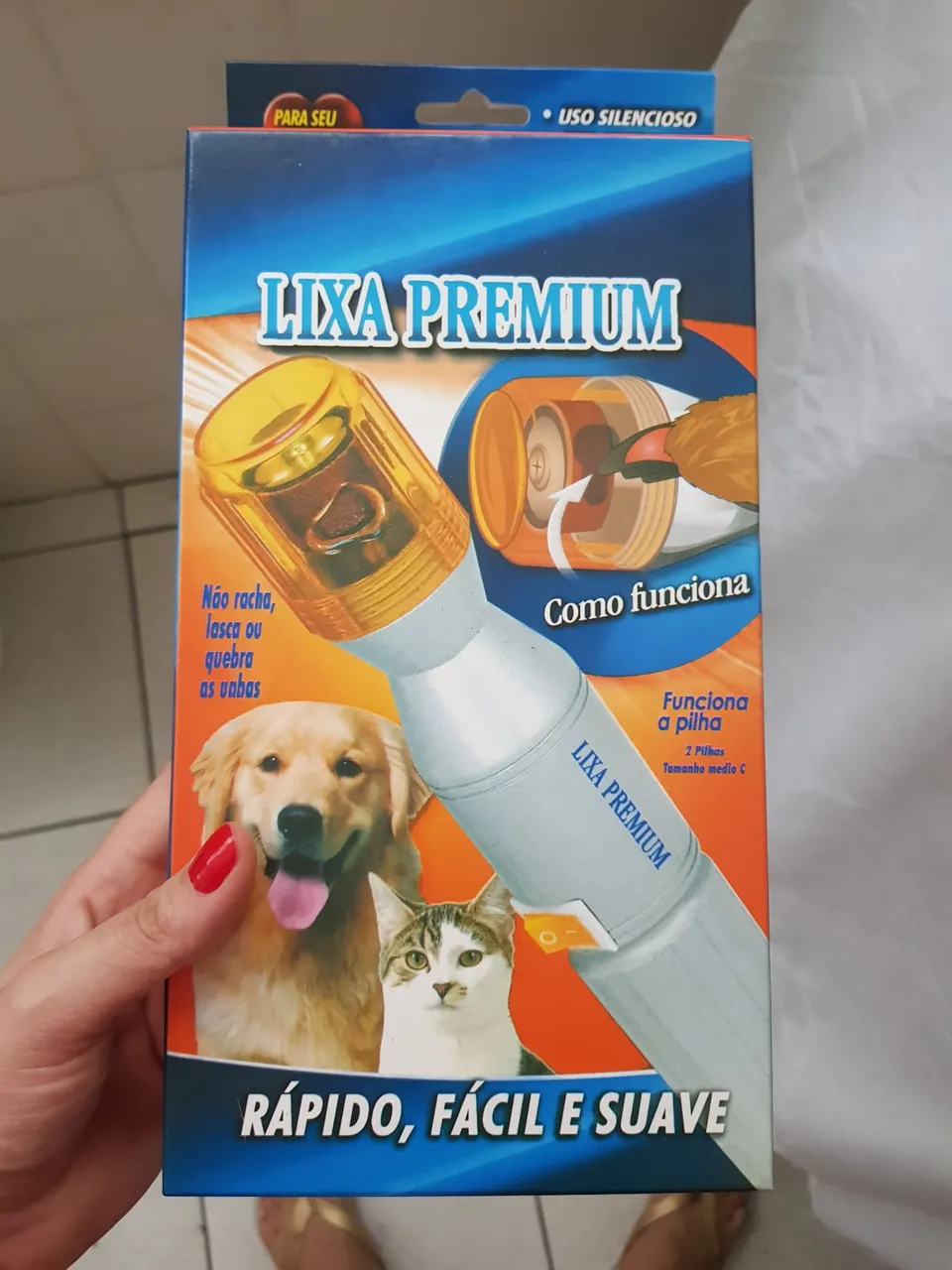 Lixa Premium - Para Unhas de Cães e Gatos