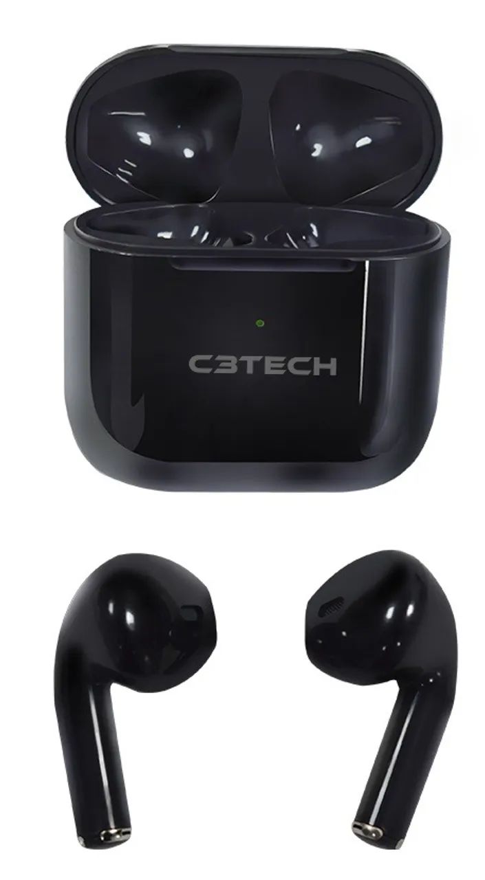 FONE BLUETOOTH 5.1 C3TECH EP-TWS-21BK COM MICROFONE INTEGRADO - Foto 4