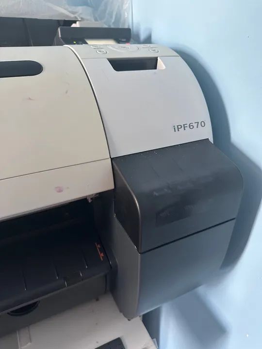 PLOTTER CANON IMAGEPROGRAF IPF670 precisa Substituir cabeça de impressão - Foto 6