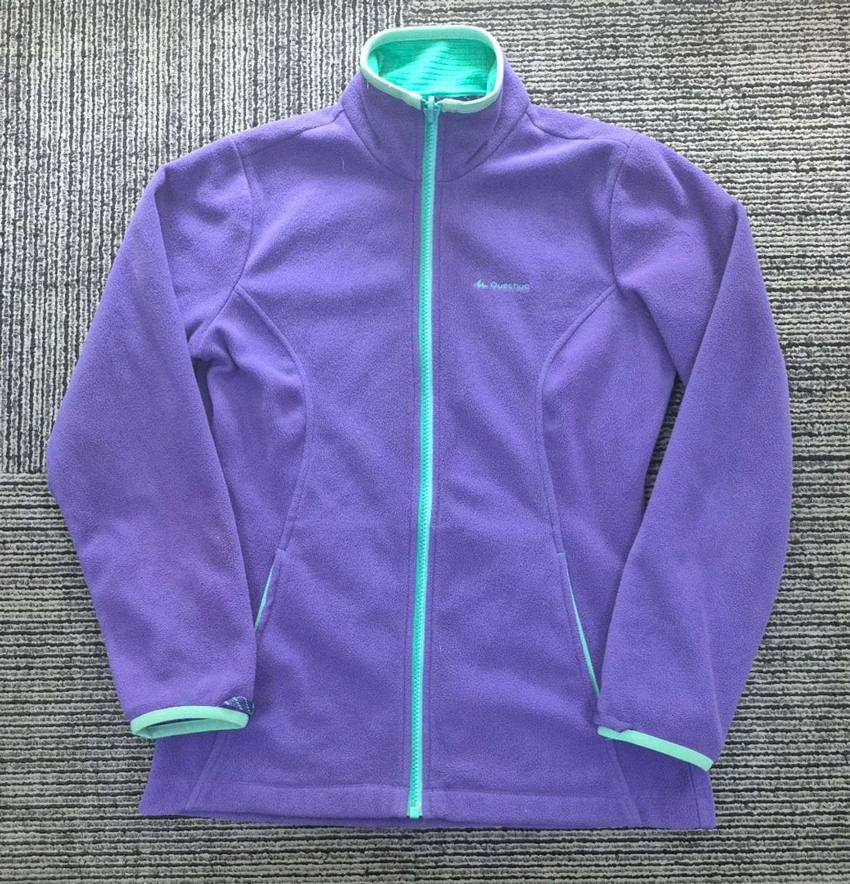 Fleece Quechua Azul e Roxo