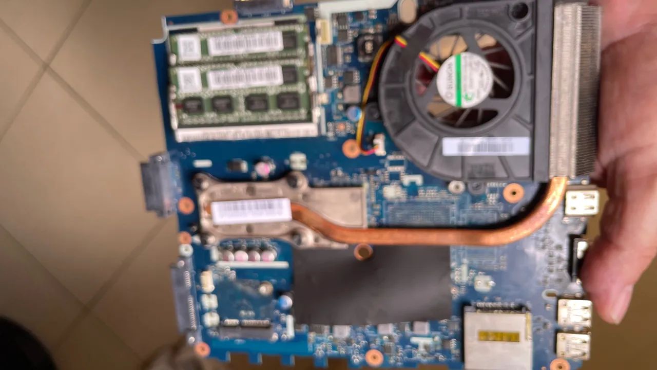 Placa mãe notebook asus