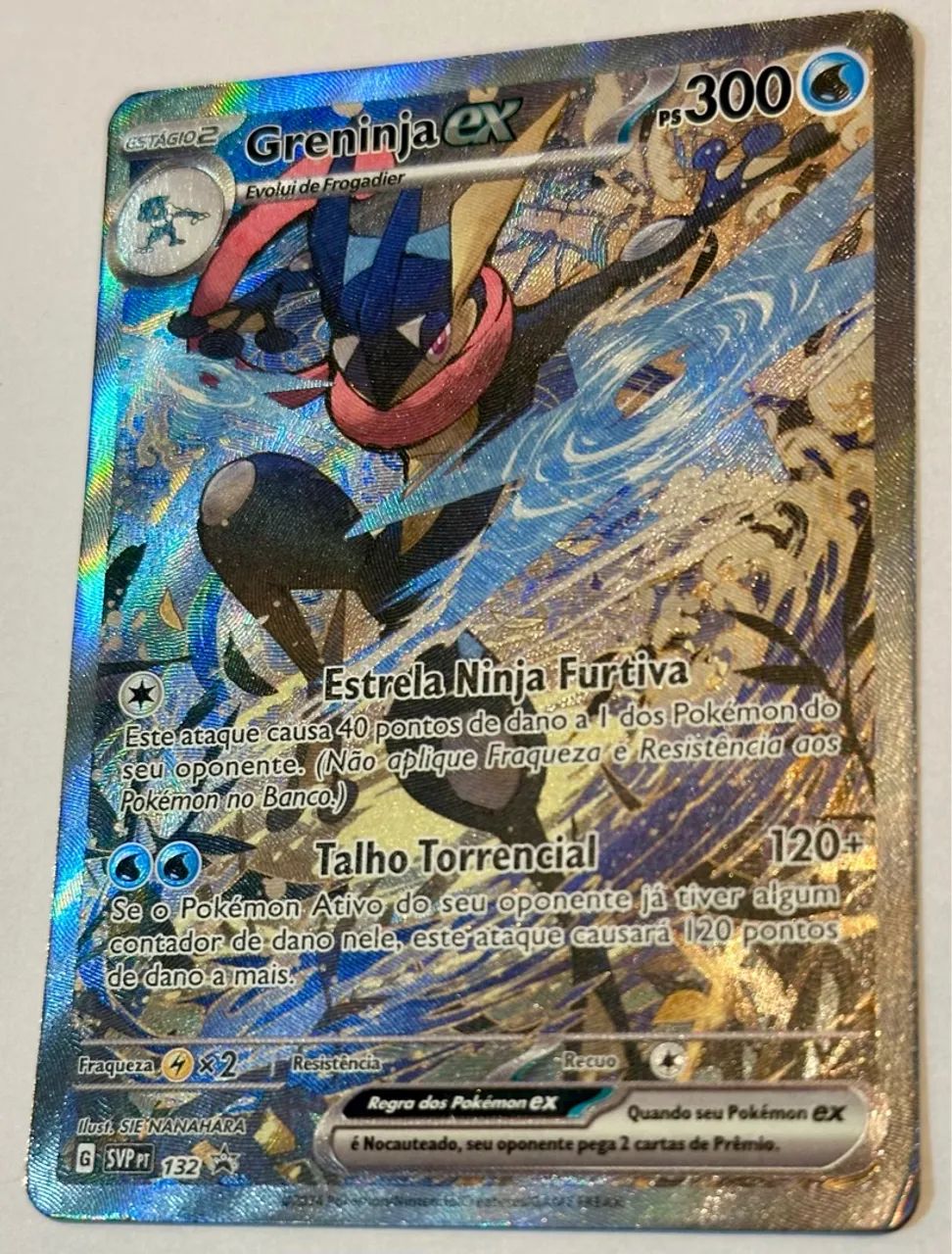 Cartas Greninja, Squirtle e Penélope (as 3 por 199)