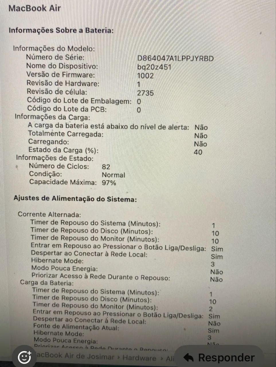 MacBook Air M1 256 Muito Novo!! - Foto 4